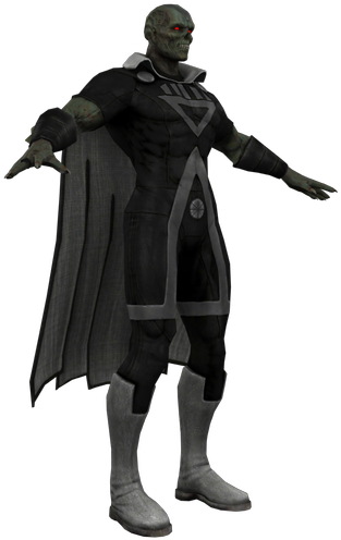Download Zip Archive - Injustice Mobile Martian Manhunter Blackest Night (750x650), Png Download