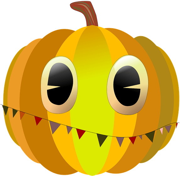 Free Halloween Pumpkin Patch Clipart - Halloween-cartoon-weihnachtskürbis Silbernes Ornament (960x640), Png Download