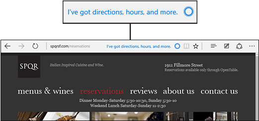 Microsoft Edge Cortana Views - Microsoft Edge (520x252), Png Download