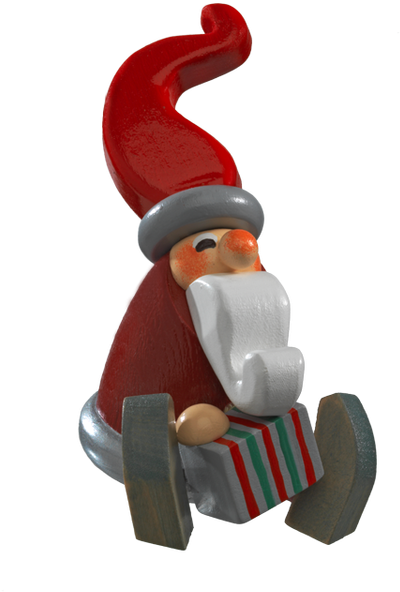 Christmas Elf With Gift - Christmas Elf (750x750), Png Download