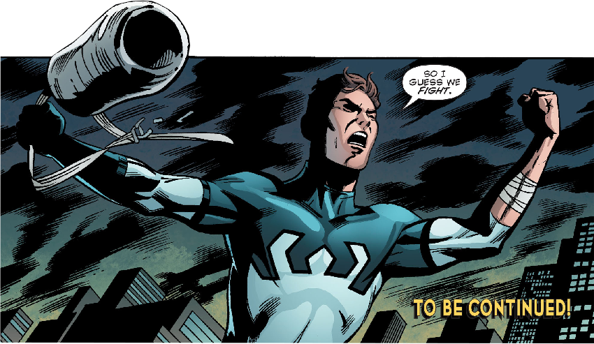 I Have Been A Fan Of Ron Marz Since His Excellent Green - Blue Beetle And Shazam (850x493), Png Download