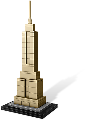 Don't Let The Relative Size Of The Pictures Fool You - Empire State Building Out Of Lego (600x450), Png Download
