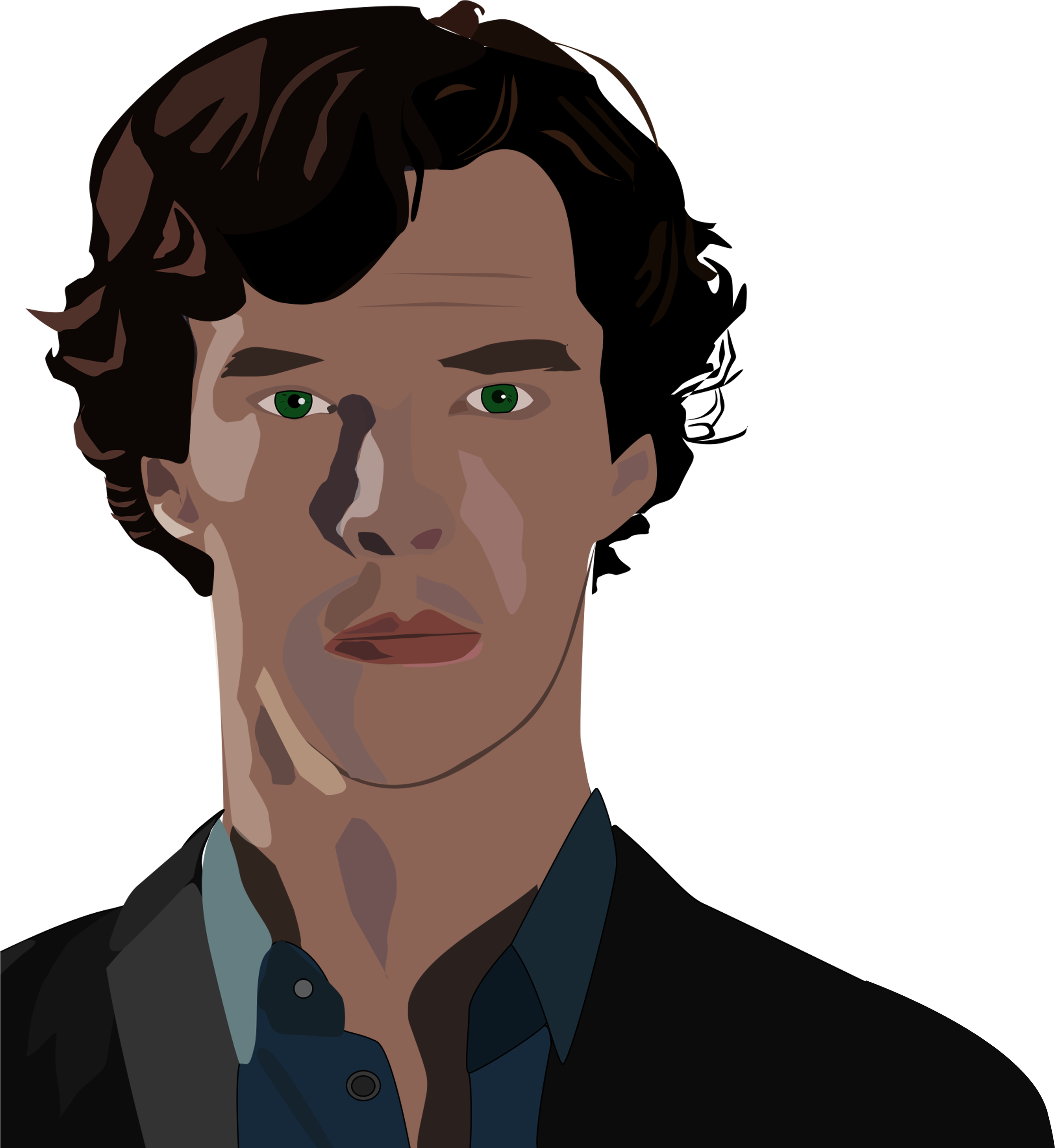 Sherlock Hus - Drawing (2647x3197), Png Download