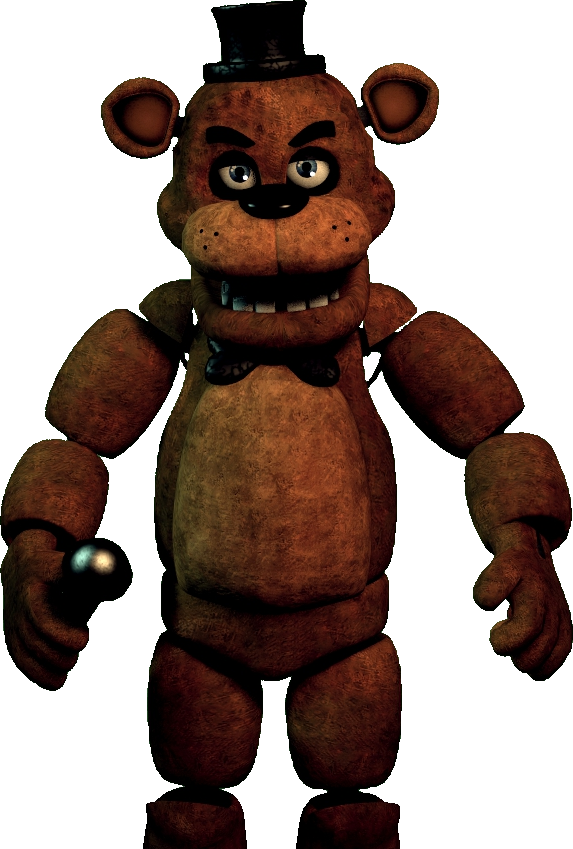 Angry Freddy Test - Fnaf 1 Fredbear (573x849), Png Download