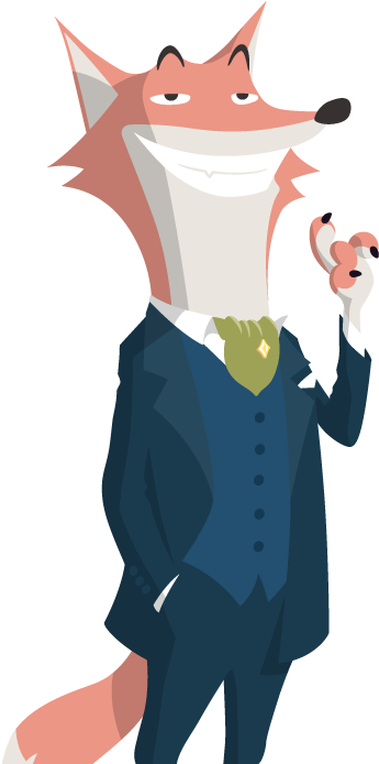 Freddy Fortune - Casino And Friends (350x700), Png Download