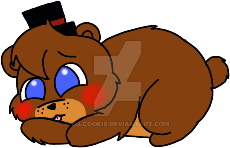 Jpg Freeuse Download Toy Freddy By Miss - Draw Toy Freddy Cute (1024x600), Png Download