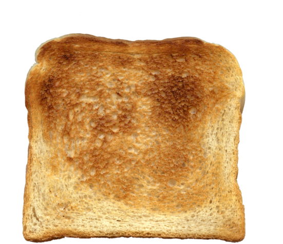 Png Stock Free Images At Clker Com Vector Clip - Cartoon Piece Of Toast (600x549), Png Download