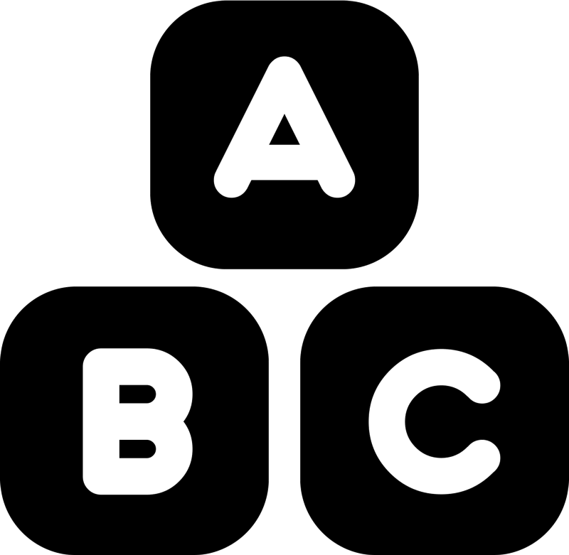 Baby Blocks Stamp - Portable Network Graphics (800x781), Png Download