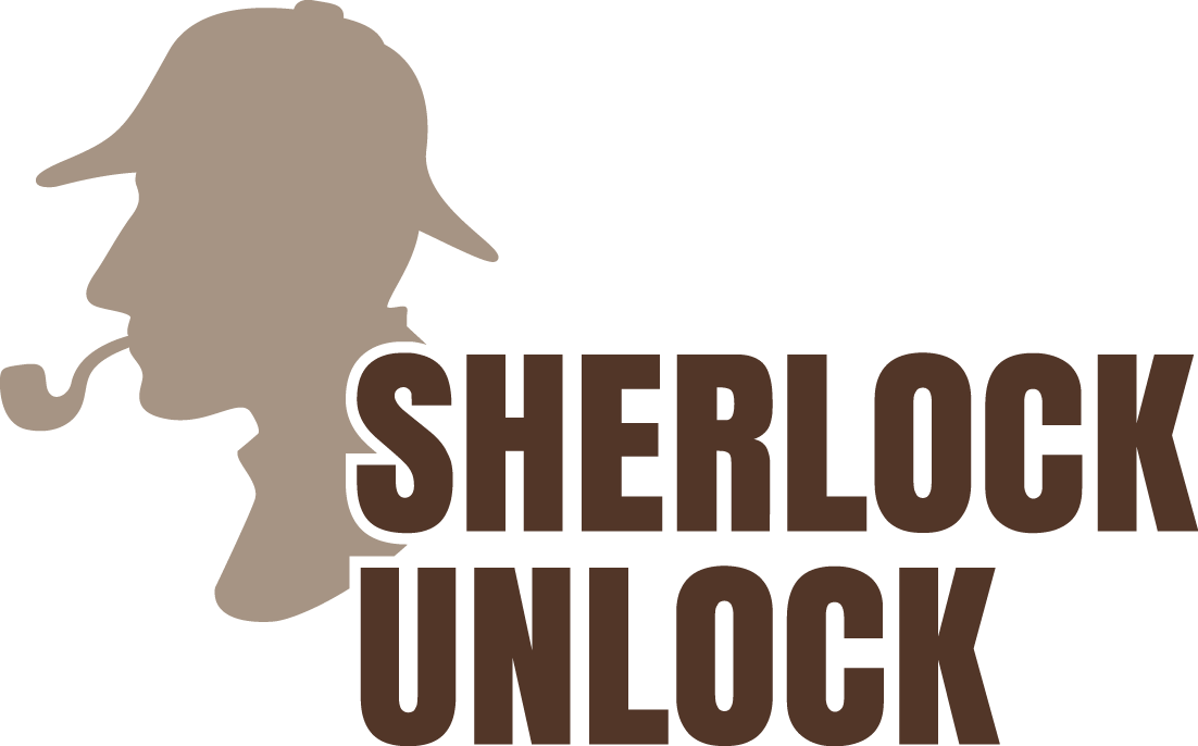 Outside The Room - Sherlock Unlock (1102x686), Png Download