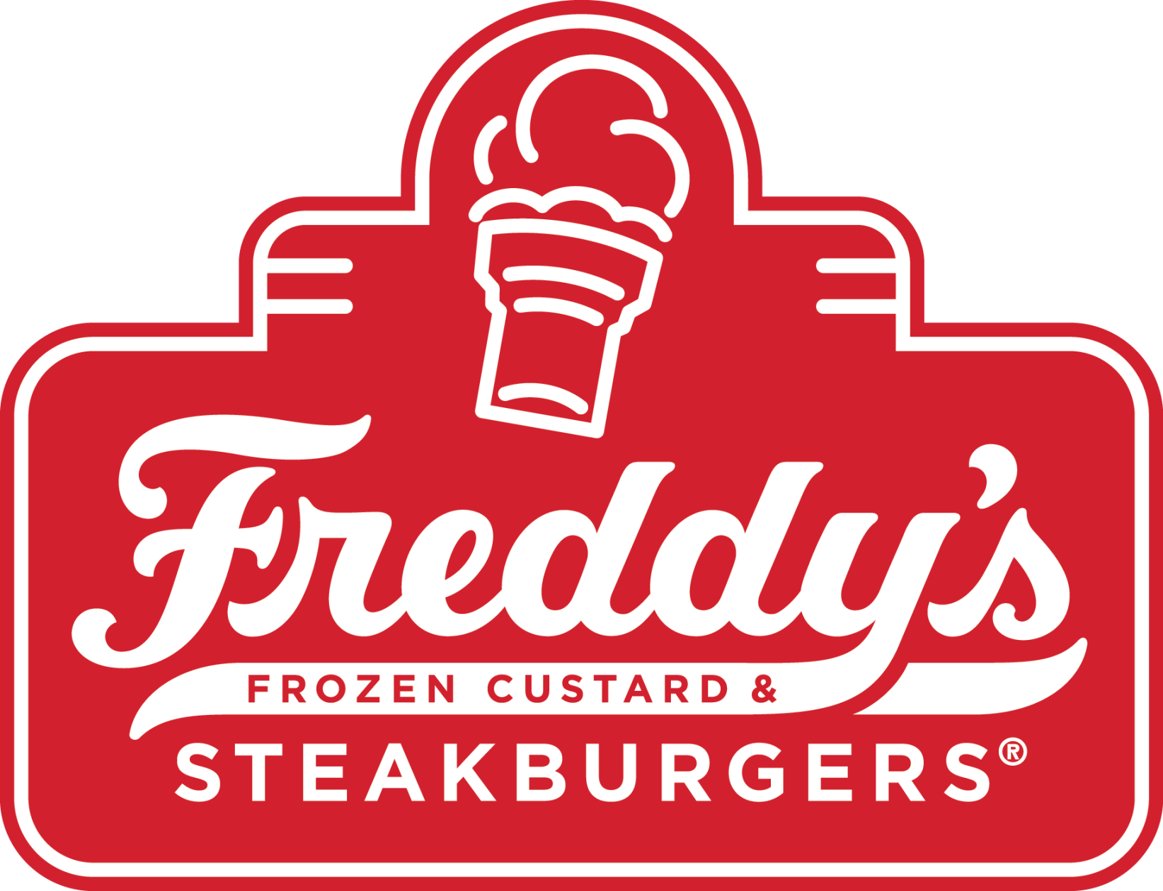 Freddy's Frozen Custard And Steakburgers - Freddy's Frozen Custard & Steakburgers Logo (1643x1260), Png Download