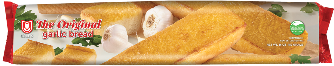The Original Garlic Bread - Bread (1140x500), Png Download