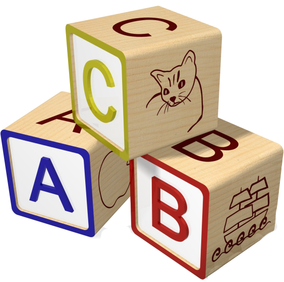 Share This Image - Baby Blocks (563x559), Png Download