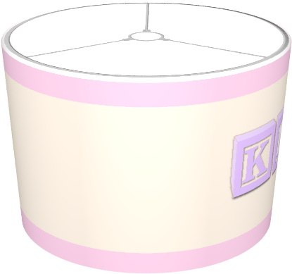 Baby Blocks Personalized Lampshade - Box (674x516), Png Download