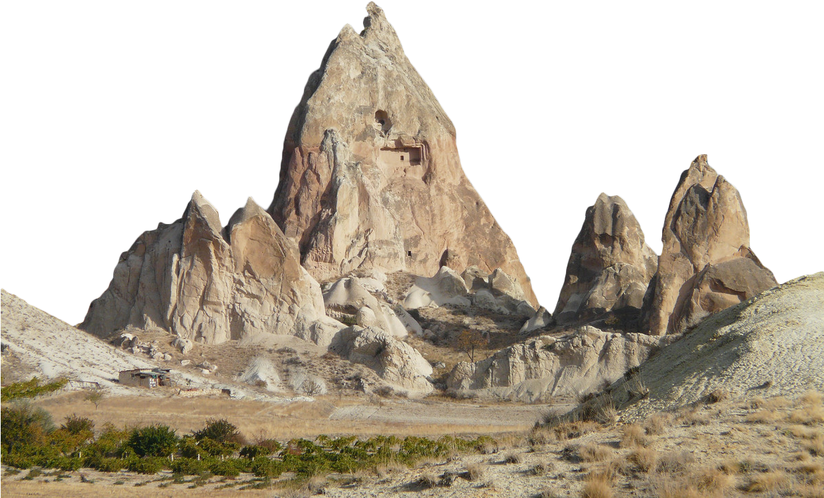 Rock Landscape Tuff Tufa - Fairy Chimney Rock Formations: Blank 150 Page Lined (1200x900), Png Download