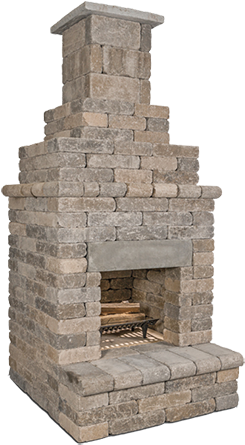 Groundworks Landscape - Fireplace (480x480), Png Download