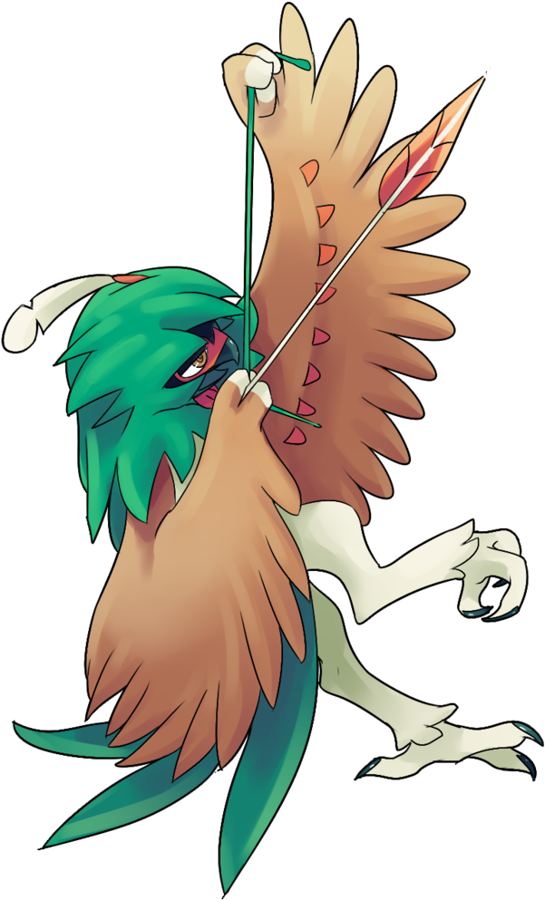 Our Owl Son Decidueye By Fly Sky High - Decidueye Bow And Arrow (784x1019), Png Download