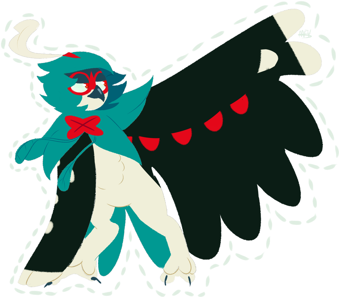 Flor 🍓 On Twitter - Shiny Decidueye Png (1200x973), Png Download
