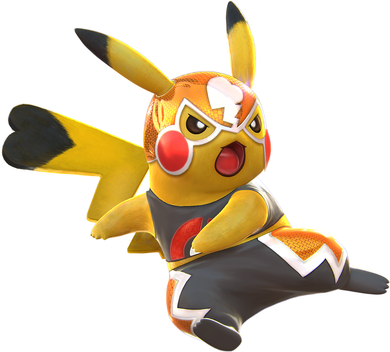 Decidueye Transparent Pokken Tournament - Pikachu Libre (1200x1200), Png Download