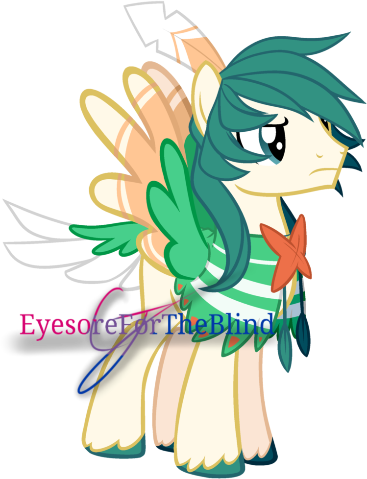 Eyesorefortheblind, Base Used, Crossover, Decidueye, - Decidueye Mlp (931x1024), Png Download