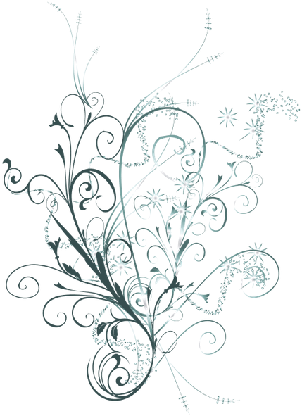 Цветочные Узоры, Абстрактные Узоры, Цветы, Abstract - Vector Graphics (434x600), Png Download