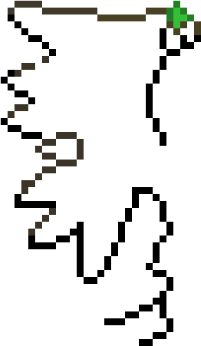 Decidueye Pixel Art - Paper (430x540), Png Download