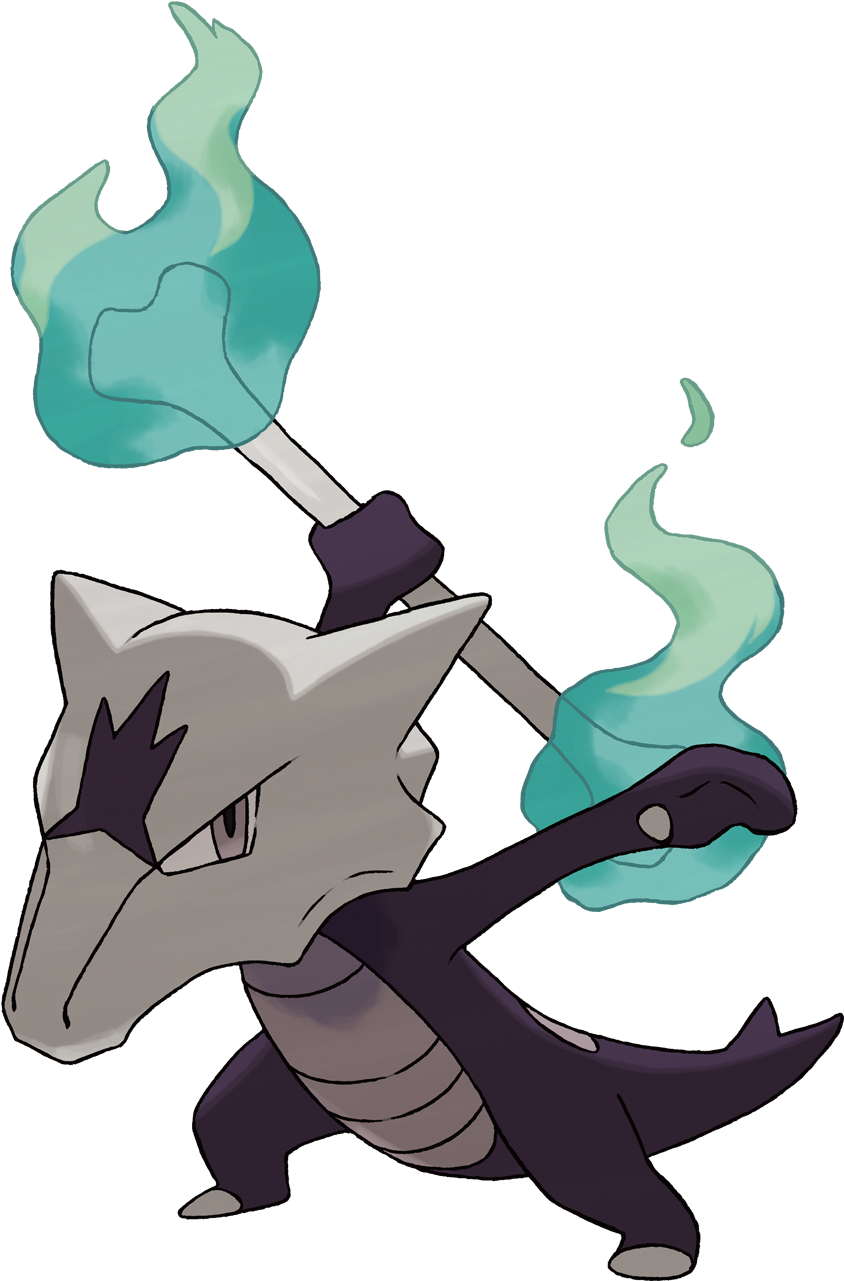 105marowak-alola ] - Pokemon Go Marowak Alolan (1280x1280), Png Download