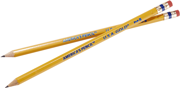 #2 Pencil Png Png Freeuse - Number 2 Pencils Transparent (750x750), Png Download