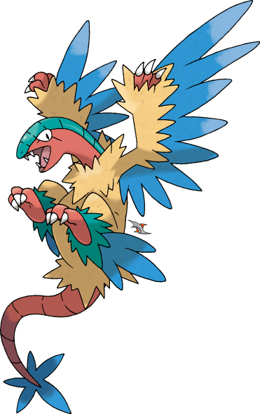 Archeops By Xous54 - Pokemon One By One With Names (371x590), Png Download