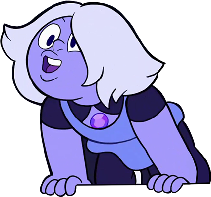 Amethyst Transparent 80's Png Freeuse Library - Steven Universe Amethyst Past (550x423), Png Download