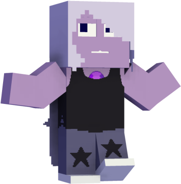 Steven Universe Rig Lineup Amethyst - Construction Paper (365x377), Png Download