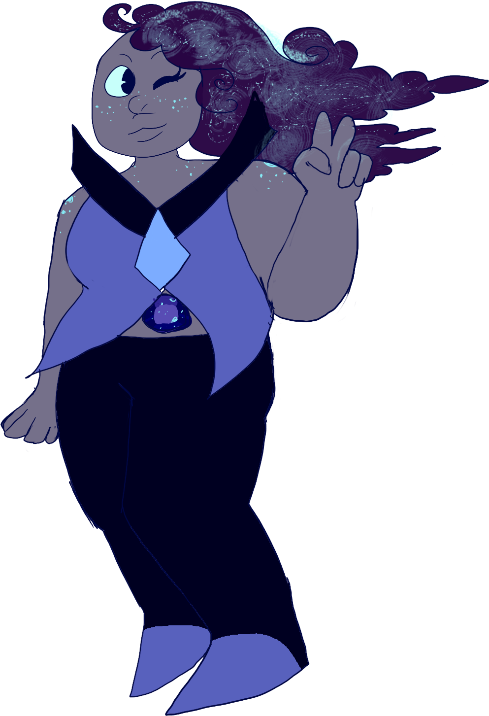 Cloudy Amethyst - Amethyst (1000x1600), Png Download