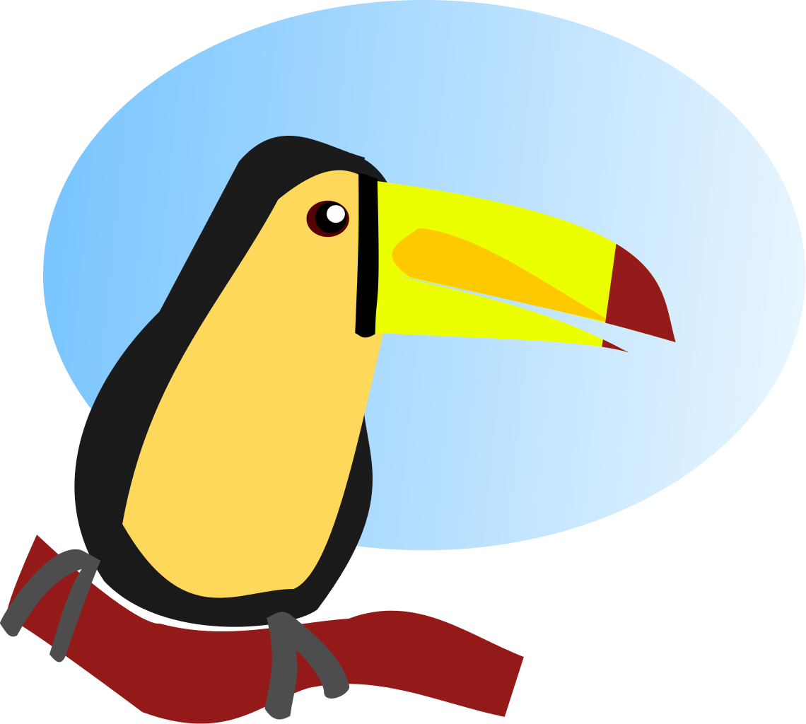 File - Toucan Cartoon - Svg - Toucan (1140x1024), Png Download