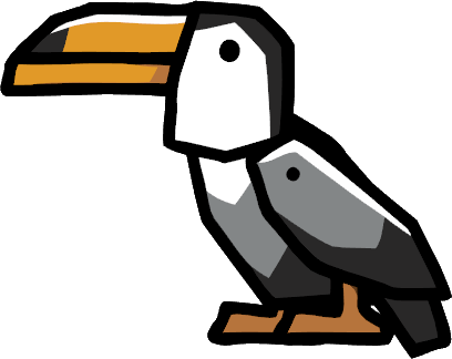 Vector Royalty Free Download Image Png Scribblenauts - Scribblenauts Toucan (408x324), Png Download