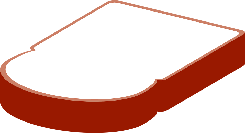 Bread - Sandwich Bread Clip Art (958x520), Png Download