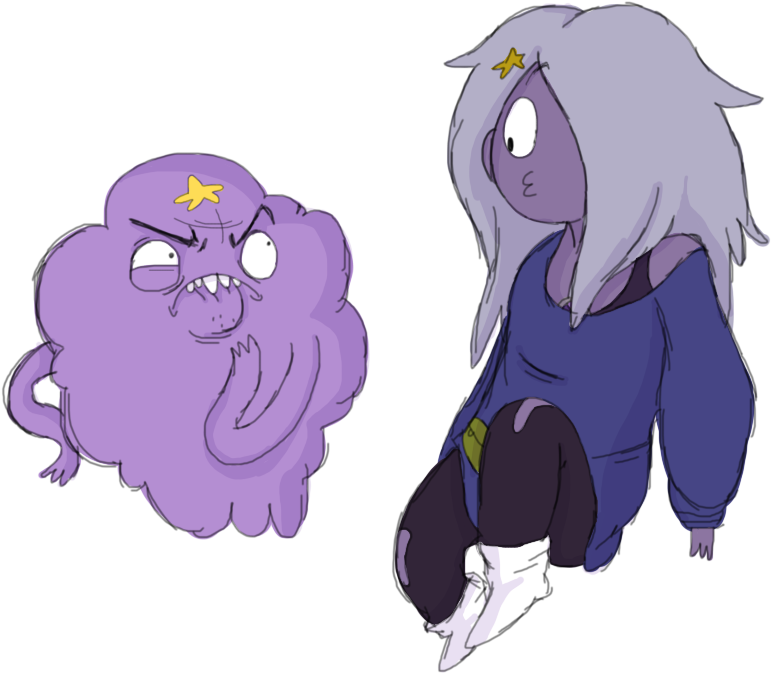 Poser Amethyst Has A Very Steven Universe Amethyst - Amethyst Lumpy Space Princess (930x719), Png Download
