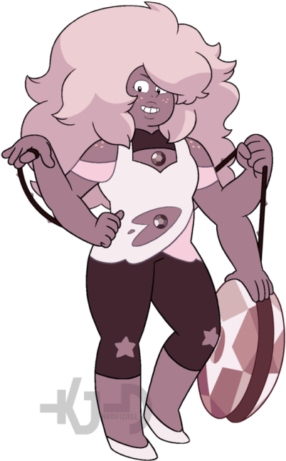 Steven Universe Rose And Amethyst Fusion (422x750), Png Download