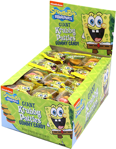 Giant Gummy Krabby Patties - Kole Imports Spongebob Squarepants Crust Cutter (393x486), Png Download