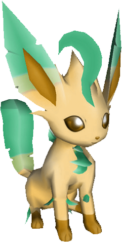 Shiny Leafeon Pp - Leafeon (247x490), Png Download