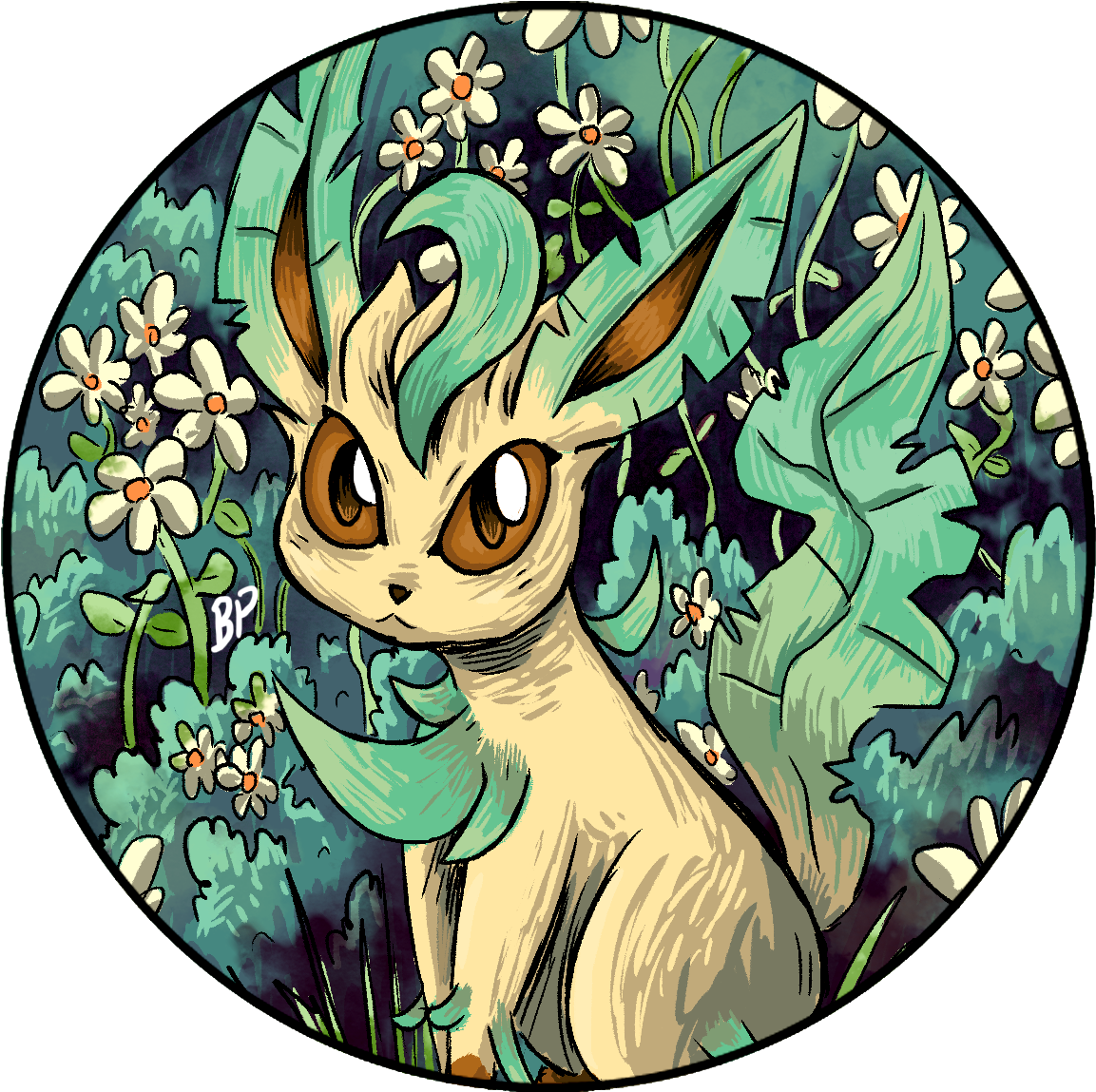 Leafeon (1200x1229), Png Download