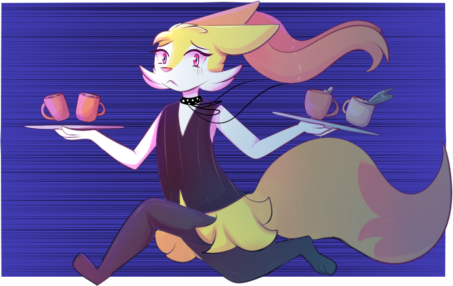 Asura Kitsune Vesta, You Can Do It We Trust That You - Fur (980x805), Png Download