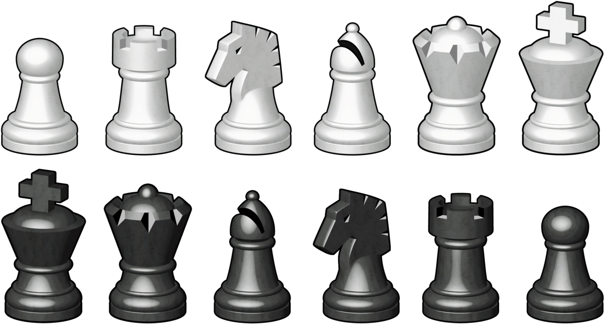 Chess Board Pieces Png (1200x654), Png Download