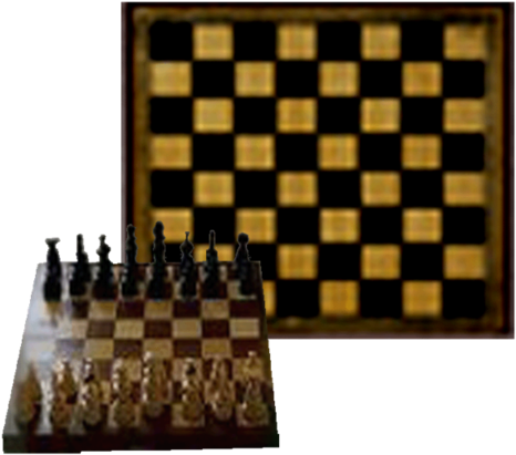 Wooden Chess Board - Chess (500x438), Png Download