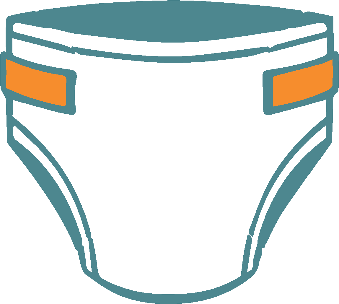Karmabrooklyn Blog - Baby Nappies In Vector (1250x1250), Png Download