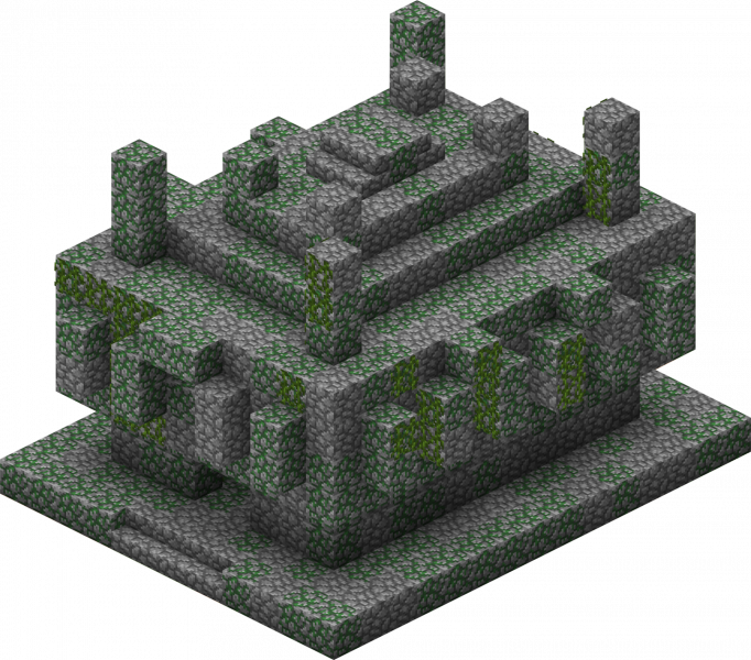 Jungle Temple - Minecraft Seeds Temple (682x600), Png Download