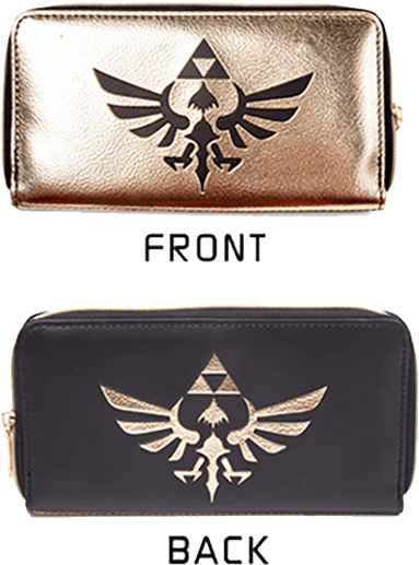 Nintendo - Zelda Mirror Zip Around (portafoglio) Merchandise (600x600), Png Download