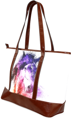 Watercolor Horse Tote Handbag - Watercolor Horse Greeting Cards (500x500), Png Download