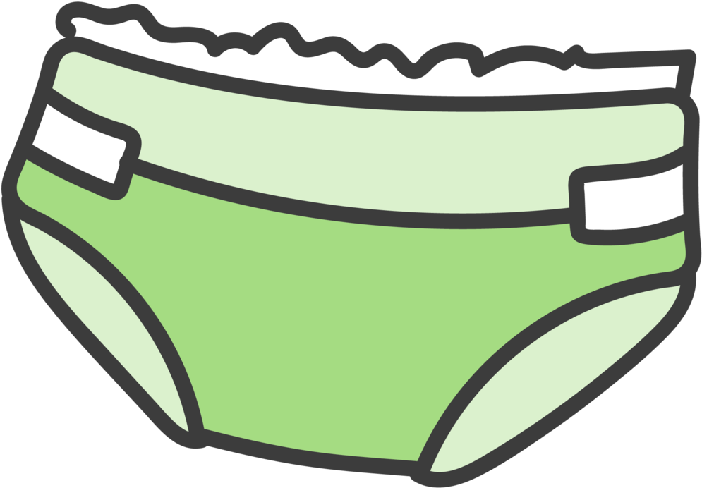 Icons Plain-32 - Diaper (1000x1000), Png Download