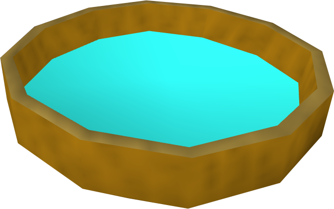 Bowl Transparent Water Clipart - Bowl Of Water Png (672x422), Png Download