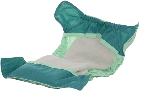 Organic Cloth Diaper Prefold - Diaper (500x500), Png Download