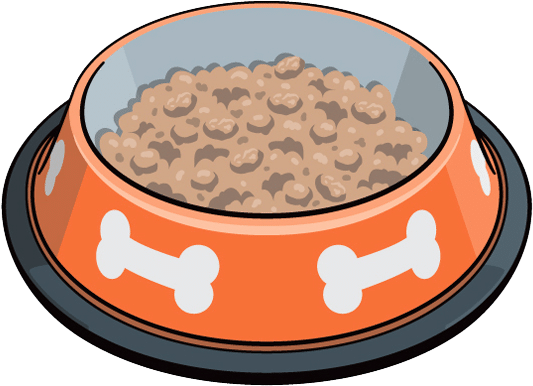 Clip Art Library Download Food Compatible Wallpaper - Dog Food Clipart Transparent (533x386), Png Download